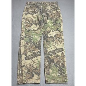 Duckbax Realtree Camo Pants Mens 36x32 VTG 90s Made In USA Hunting Woodland